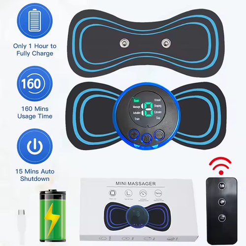 EMS Whole Body Cervical Shoulder Waist Legs Mini Massager Small Acupoint Pulse Patch