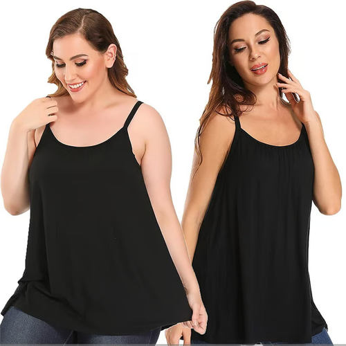 🏆Loose-fitting Tank Top With Built-in Bra