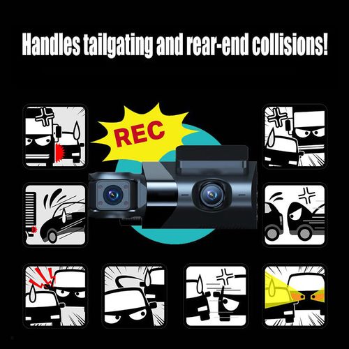 🔥3-Channel HD Dash Cam