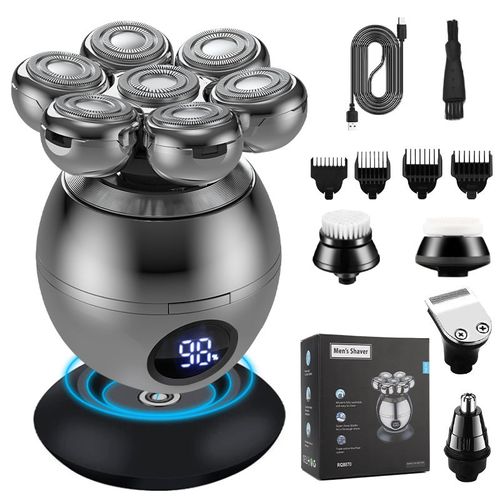 🔥7D Multifunctional Electric Shaver – Cordless, waterproof, and safe for face, head, and intimate areas