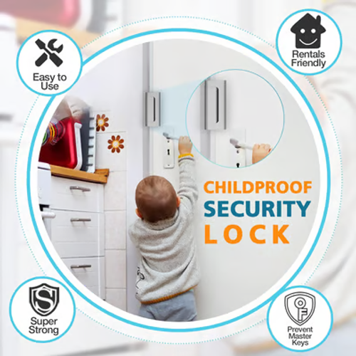 2-Pack Updated Home Security Door Locks