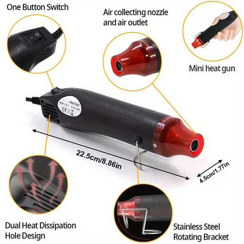 Portable Mini Handheld Long Heat Gun