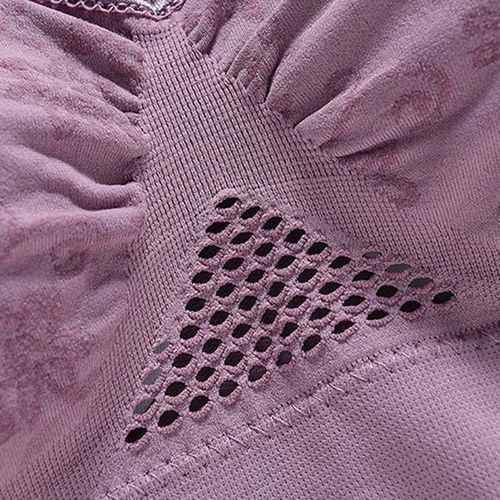 Seamless lace bra with high support for women