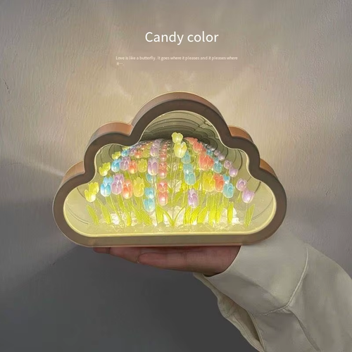 DIY Cloud Tulip Lamp (Color Random)