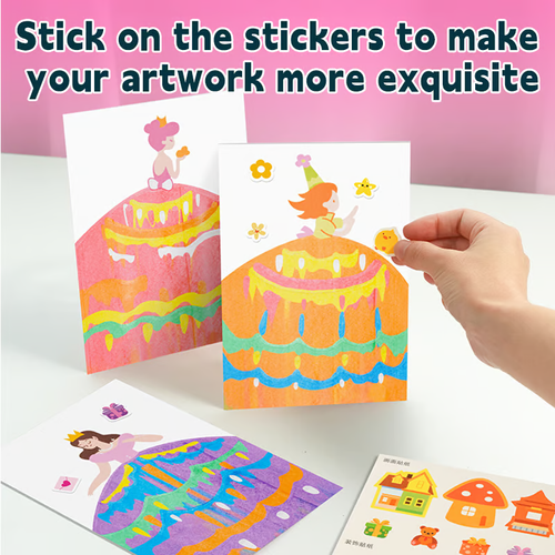 🎅35Pcs DIY Rainbow Scratch Art