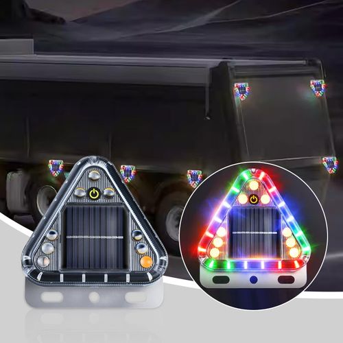 Waterproof Solar-Powered Truck Tail Warning Light