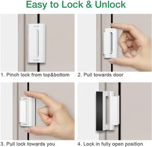 2-Pack Updated Home Security Door Locks