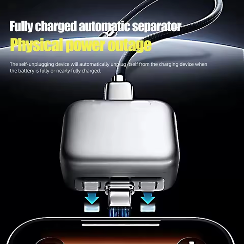 140W Fast Charger Phone Adapter with Auto Power Cutoff & Ejects Phone When Fully Charged
