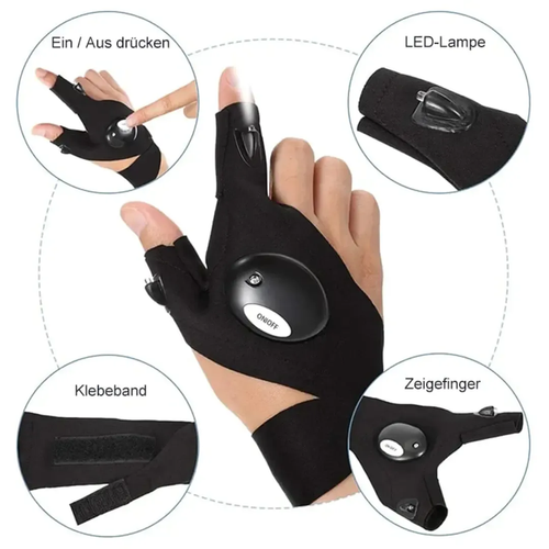 🔥💯💡LED Gloves with Waterproof Lighting🔦(1 Pair)🎉