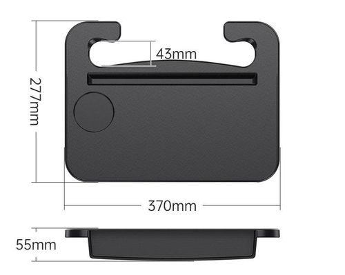 2-in-1 Car Steering Wheel Desk & Seat Gap Organizer Tray