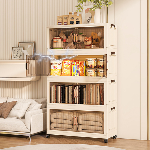 Stackable storage lockers - 4 layers