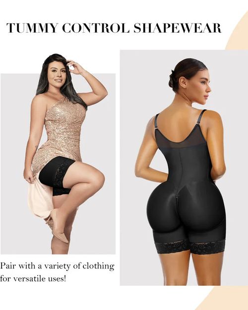 Tummy Control Butt Lifter Shaper with Zipper