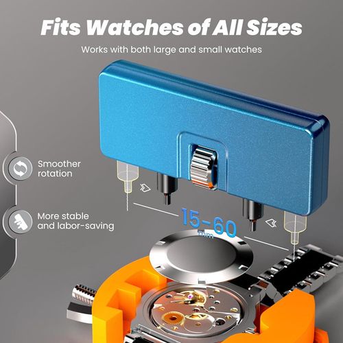 Professional Watch Repair Tool Kit – All-in-One, Precision Stainless Steel Tools for Battery & Band Fixes