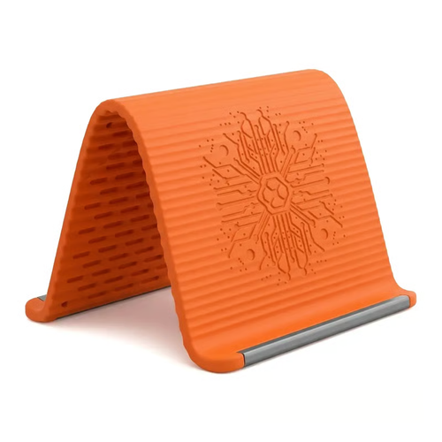 Flexible Silicone Aluminum Phone Stand, Bendable Rollable Foldable Design