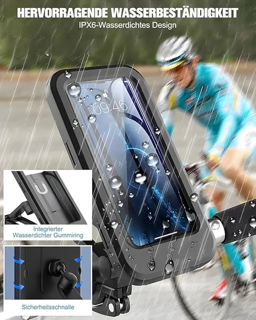 Waterproof Bicycle & Motorcycle Phone Holder