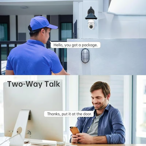 Light Bulb Security Camera,5G&2.4GHz WiFi 📶Security Cameras,Wireless Outdoor Motion Detection and Alarm 🚨