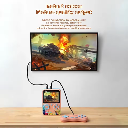 G5 Retro Handheld Game Console with 500 Classic Games 3.0Inch Screen Portable Gamepad