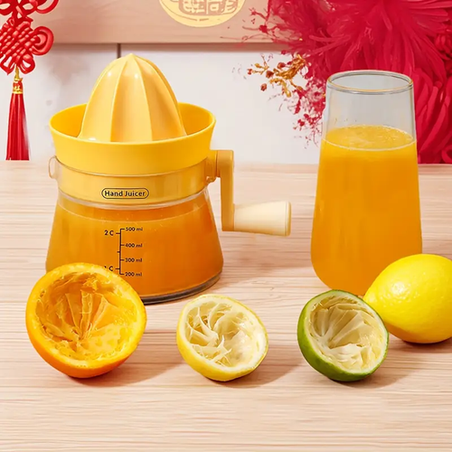 Hot Selling ABS Orange Lemon Squeezer Fruit Pomace Separator Citrus Juicer Squeezer Manual Fruit Juicer
