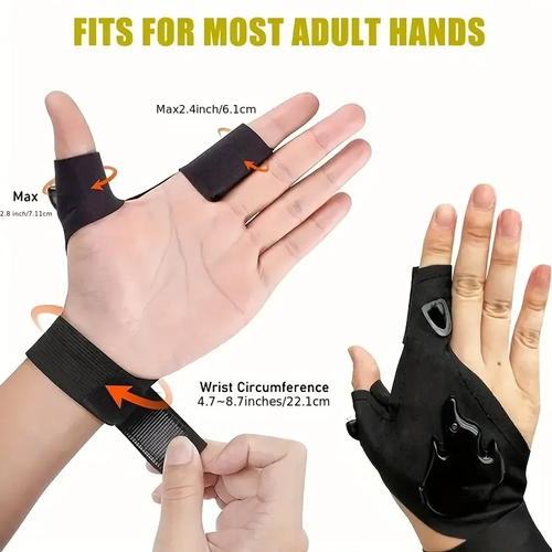 🔥💯💡LED Gloves with Waterproof Lighting🔦(1 Pair)🎉