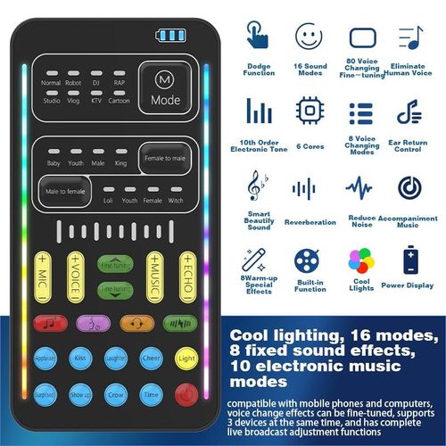 i9 Voice Changer Sound Card