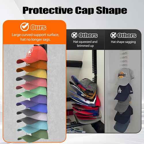 🧢New Hat Organizer for Baseball Caps-2pcs