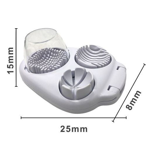 🔥New 3-in-1 Multifunctional Vegetable Cutter Fancy Split Egg Slicer Egg Slicing and Dividing
