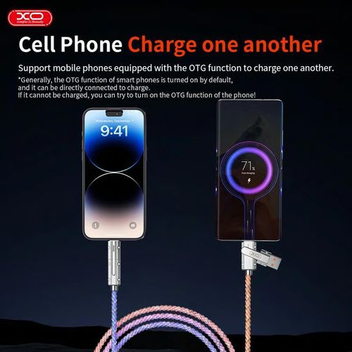 🎁Four-in-One 100W Colorful lights Data Cable
