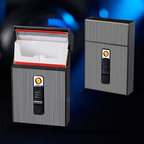 Cigarette Case with Lighter