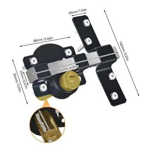 Long Throw Gate Lock