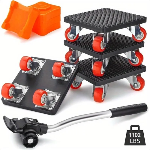 Heavy-Duty 360° Furniture Moving Tool Set – Lift & Slide Up to 1100 lbs Effortlessly