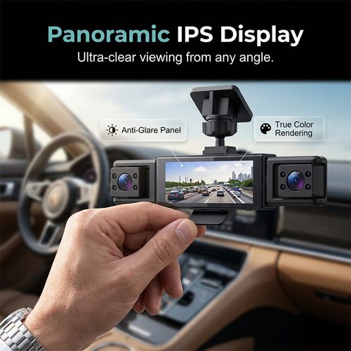 360° Protection 4-Channel Dash Cam