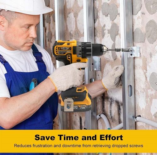 4 Pcs Spring-loaded Screw Holder Bit