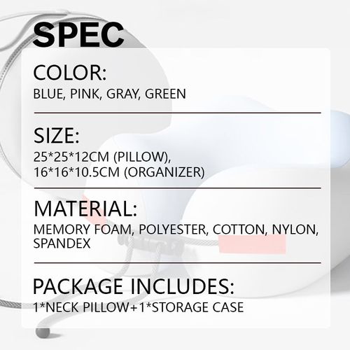 🔥Hot Sale 50% Off🔥U-Shaped Memory Foam Travel Neck Pillow