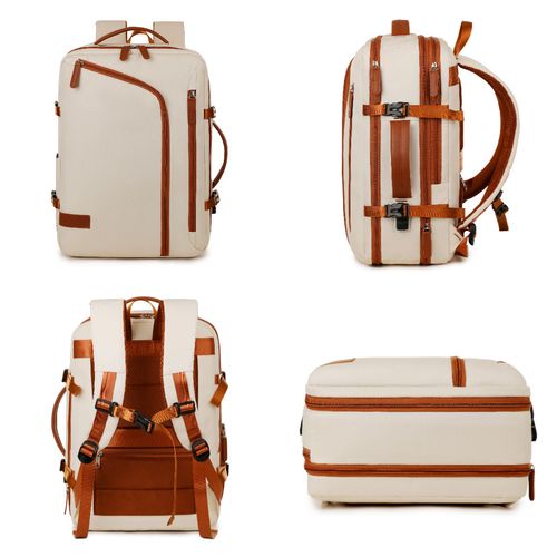 Large Capacity Luxury Commuter Backpack with USB Type-C Charging Port