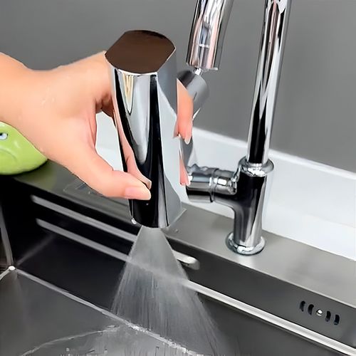 3-in-1 Faucet Upgrade: 360° Rotation, Spray