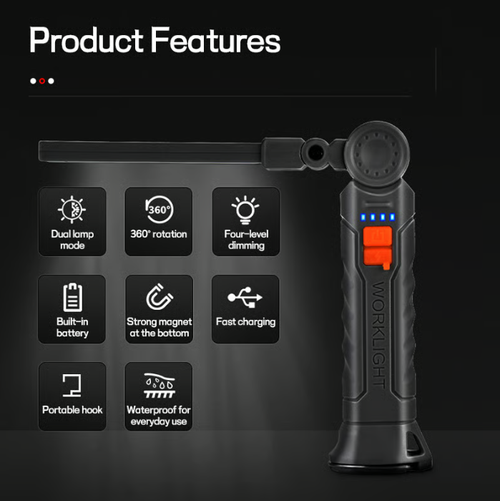 💡USB Magnetic Work Light