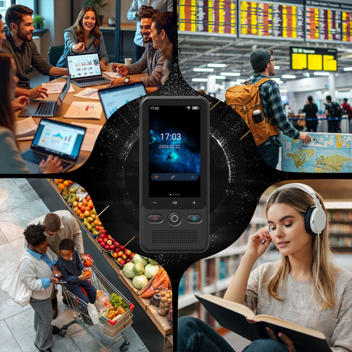 📲 2-in-1 Portable Translation Device – Real-time translation