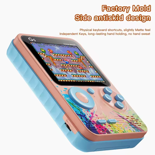 G5 Retro Handheld Game Console with 500 Classic Games 3.0Inch Screen Portable Gamepad