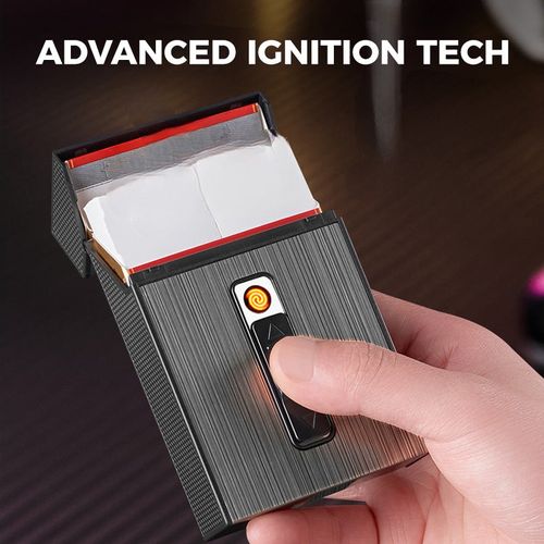 Cigarette Case with Lighter