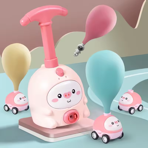 🎁Fun Packed Balloon Car Toy Pump Set