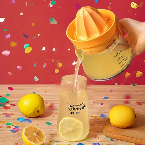 Hot Selling ABS Orange Lemon Squeezer Fruit Pomace Separator Citrus Juicer Squeezer Manual Fruit Juicer