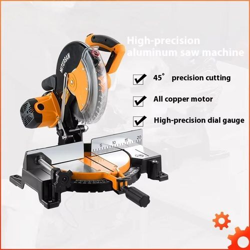 10 inch 255mm multifunctional saw aluminum machine woodworking aluminum cutting machine 45 degree miter saw aluminum machine