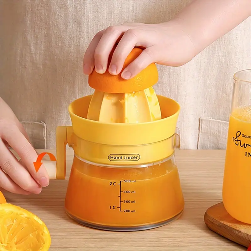 Hot Selling ABS Orange Lemon Squeezer Fruit Pomace Separator Citrus Juicer Squeezer Manual Fruit Juicer