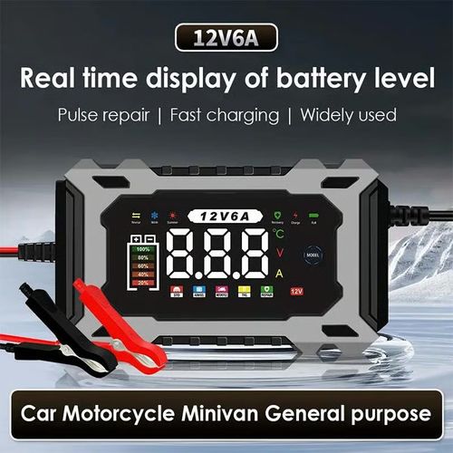 🔌🚗12V 24V Smart Battery Charger, Maintainer & Trickle Charger🔋