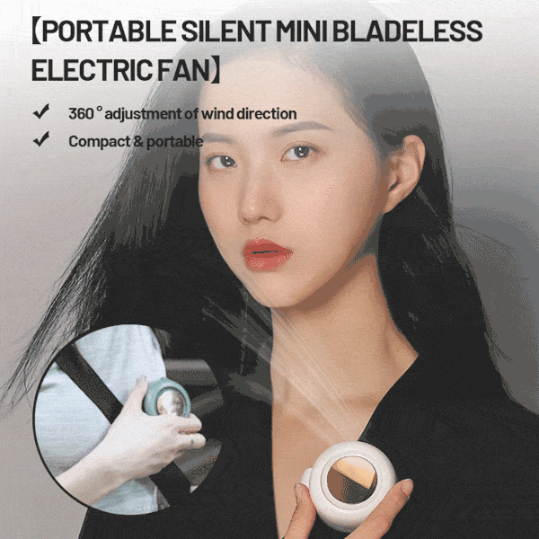 🔥2025 Summer Hot Sale -Portable Silent Mini Bladeless Electric Fan
