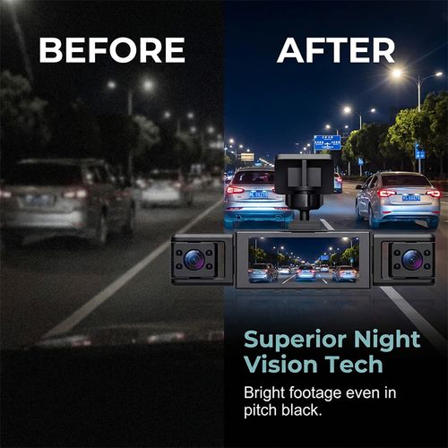 360° Protection 4-Channel Dash Cam