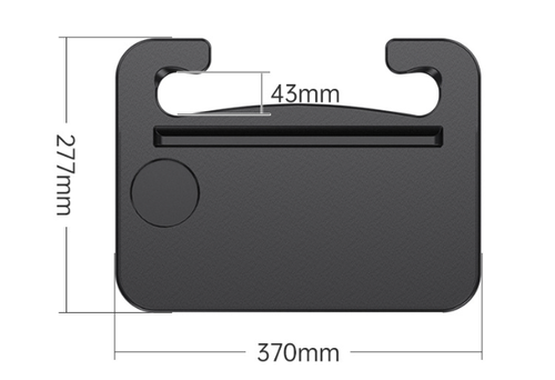 2-in-1 Car Steering Wheel Desk & Seat Gap Organizer Tray