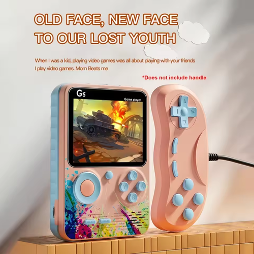 G5 Retro Handheld Game Console with 500 Classic Games 3.0Inch Screen Portable Gamepad