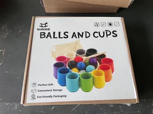 Montessori material wooden sorting machine game, new preschool range pastel set, counting ball cup, colored sorting ball pot box