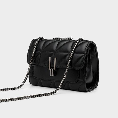 Luxury-Texture Women's New Arrival Quilted Pattern Crossbody Bag, Chain Bag, Chanel-Style Shoulder Bag, Small Square Bag